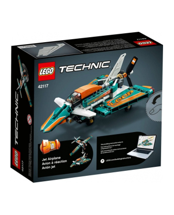 LEGO 42117 TECHNIC Samolot wyścigowy p4