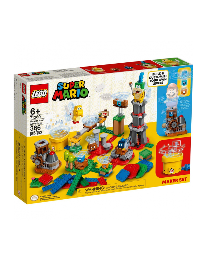 LEGO 71380 SUPER MARIO Mistrzowskie przygody - zestaw twórcy p3 główny