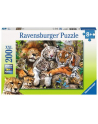 Puzzle 200el XXL Dzikie koty 127214 RAVENSBURGER - nr 3