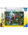 Puzzle 150el XXL Słonie w dżungli 129010 RAVENSBURGER - nr 1
