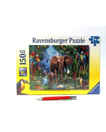 Puzzle 150el XXL Słonie w dżungli 129010 RAVENSBURGER