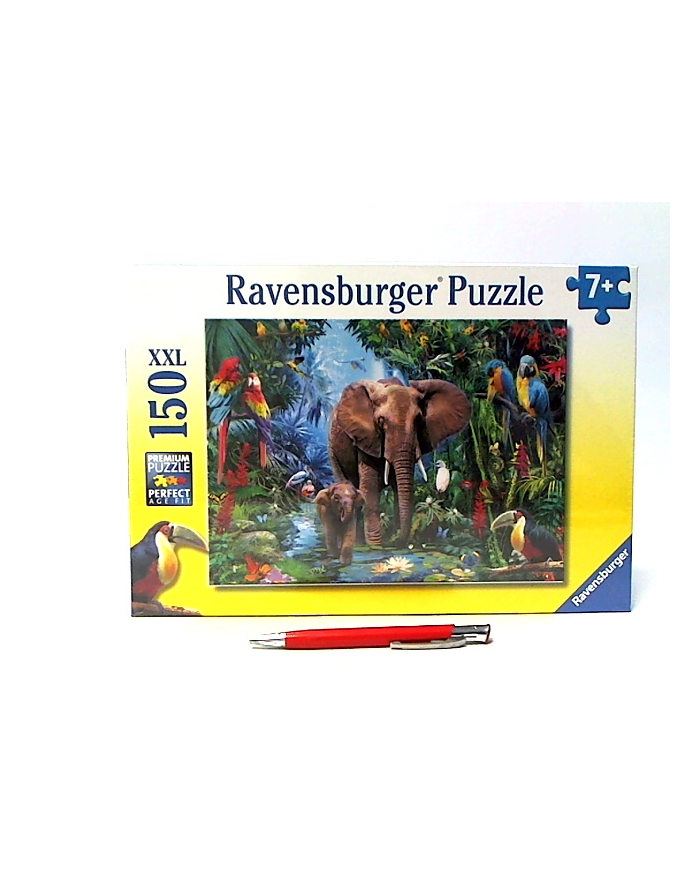 Puzzle 150el XXL Słonie w dżungli 129010 RAVENSBURGER główny