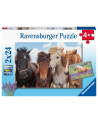 Puzzle 2x24 Konie 051489 RAVENSBURGER - nr 1