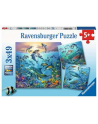 Puzzle 3x49 Podwodne życie 051496 RAVENSBURGER - nr 10