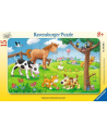 Puzzle 15el ramkowe Miłośnicy słodkich zwierząt  060665 RAVENSBURGER - nr 1