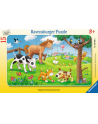 Puzzle 15el ramkowe Miłośnicy słodkich zwierząt  060665 RAVENSBURGER - nr 4