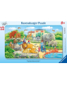 Puzzle 15el ramkowe Wycieczka do Zoo 061167 RAVENSBURGER - nr 1
