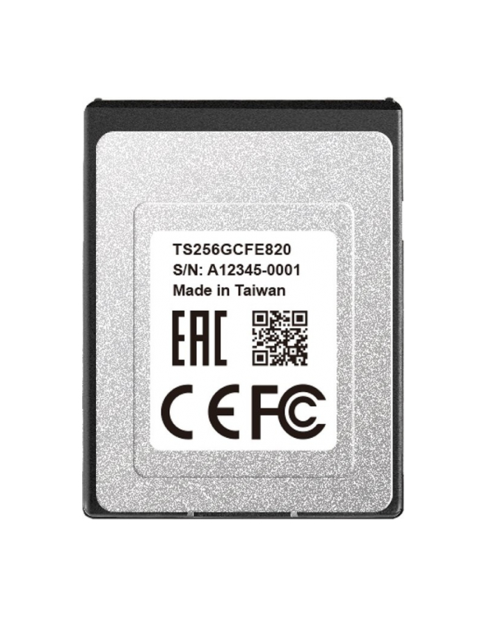 Transcend CFExpress 820 256 GB, memory card główny