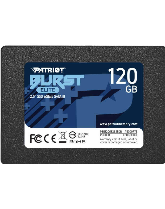 patriot SSD 120GB Burst Elite 450/320MB/s SATA III 2.5 główny