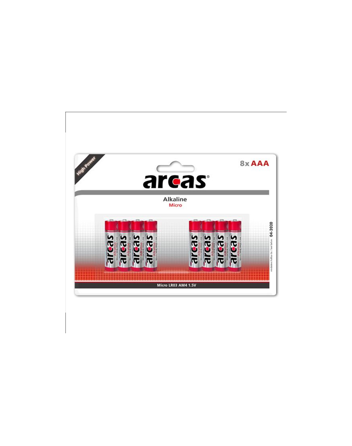 Arcas Alkaline 1,5V LR03/AAA 8szt. (11744803) główny