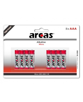 Arcas Alkaline 1,5V LR03/AAA 8szt. (11744803)
