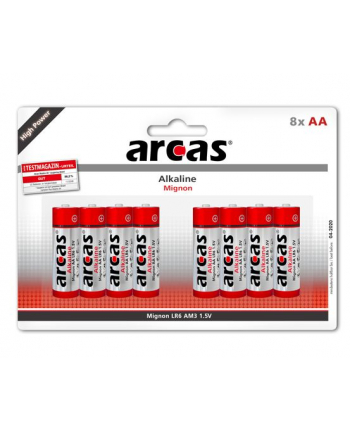 Arcas Alkaline LR6/AA 1,5V 8 szt. (11744806)