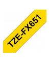 Taśma Do Brother Tz-Fx651 24Mm 8M Żółta Tze-Fx651 - nr 16
