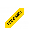 Taśma Do Brother Tz-Fx651 24Mm 8M Żółta Tze-Fx651 - nr 9