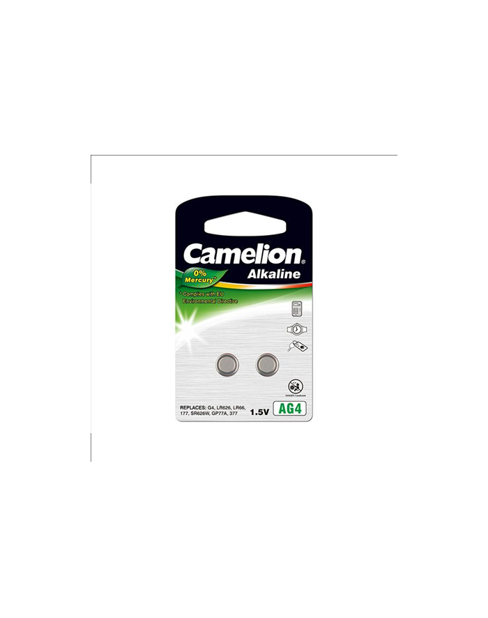 Camelion  1.5V LR626/LR66/377, 2-pack, ''no mercury'' (12050204) główny