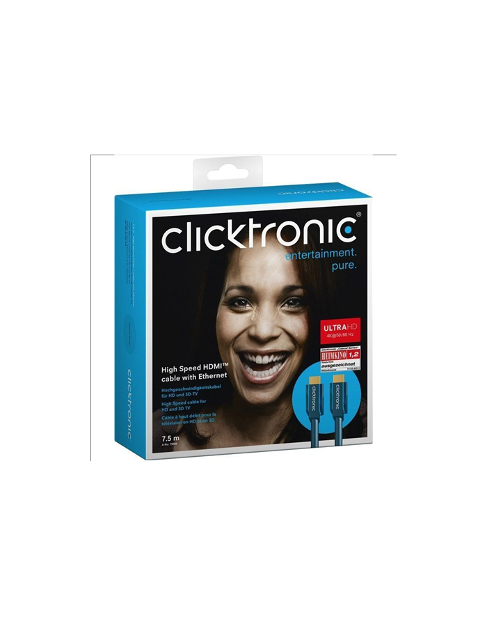 Clicktronic Kabel HDMI A High Speed 7,5m (CLICKCHDMI70306) główny