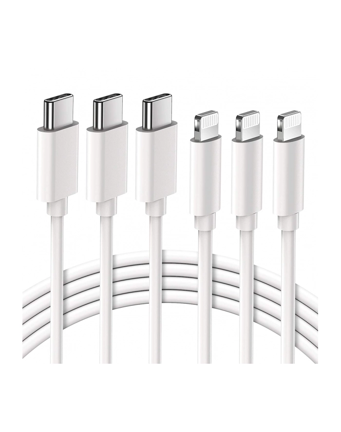 Kabel USB Goobay Lightning - USB-C™ USB Cable. White. 2.0m główny