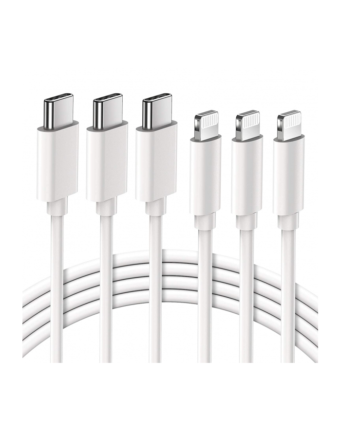 Kabel USB Goobay Lightning - USB-C™ USB Cable. White. 2.0m główny