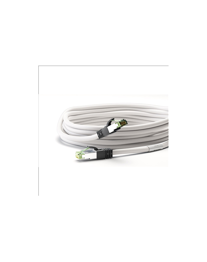 GOOBAY GOOBAY CAT 8.1 PATCH CABLE, S/FTP (PIMF)  0.25 M, WHITE, CAT 8.1 S/FTP (55122) główny