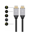 GOOBAY  75053 HIGHSPEED HDMI™ CONNECTION CABLE WITH ETHERNET, 1M W STREFIE KOMFORTU  (75053) - nr 6