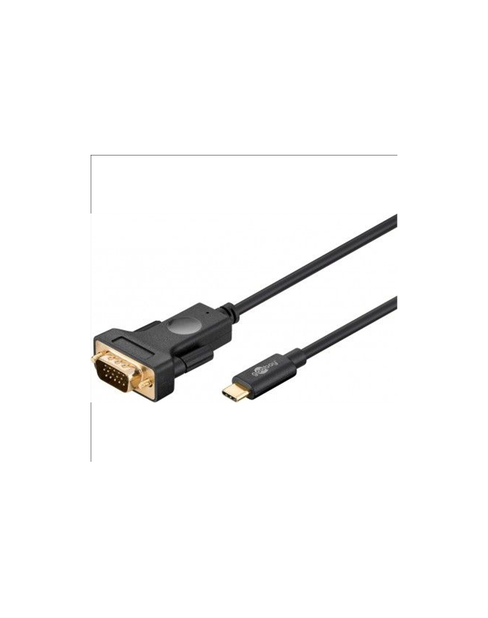 GOOBAY  79293 USB-C™ VGA ADAPTER CABLE (1080P 60 HZ), 1.80 M, BLACK W STREFIE KOMFORTU  (79293) główny