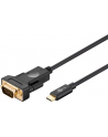 GOOBAY  79293 USB-C™ VGA ADAPTER CABLE (1080P 60 HZ), 1.80 M, BLACK W STREFIE KOMFORTU  (79293) - nr 2