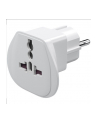 Pro Travel adapter to CEE7/7 - White (4040849940262) - nr 1