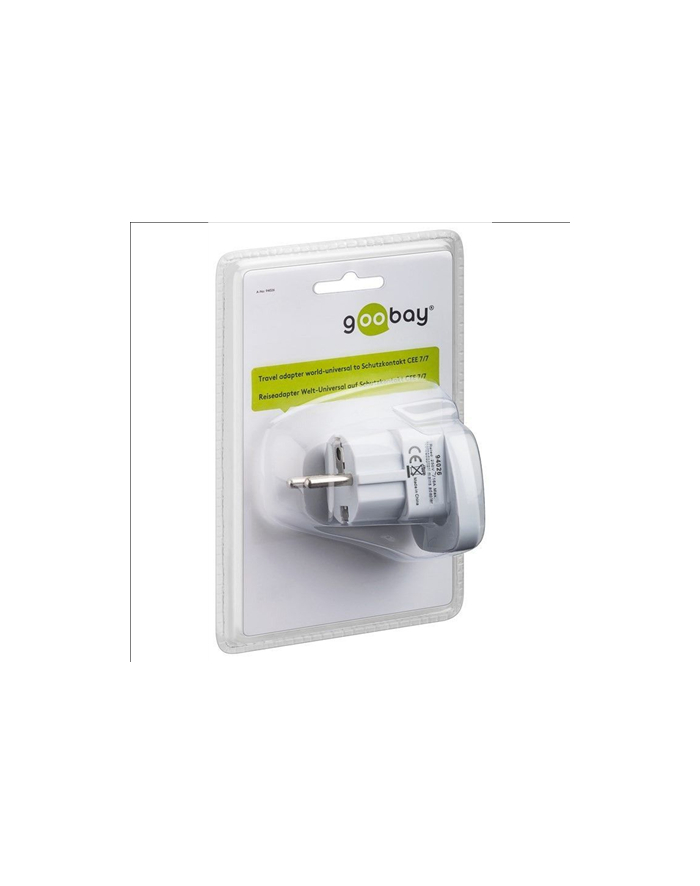 Pro Travel adapter to CEE7/7 - White (4040849940262) główny