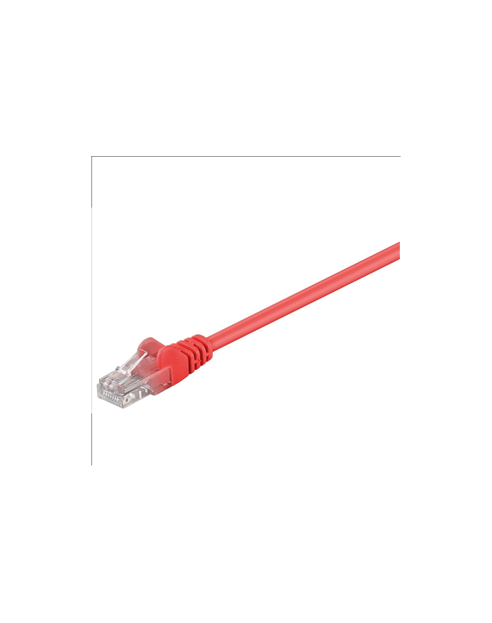 GOOBAY  95561 CAT 5E PATCH CABLE, U/UTP, RED, 1.5 M W STREFIE KOMFORTU  (95561) główny