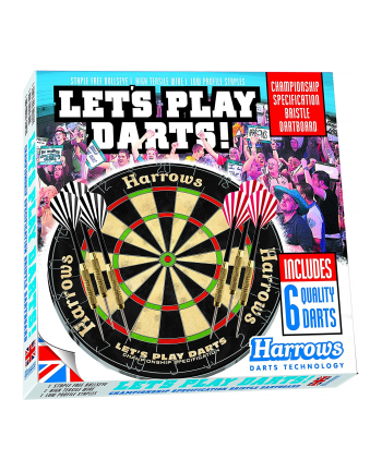Harrows Tarcza Lets Play Darts Game Set