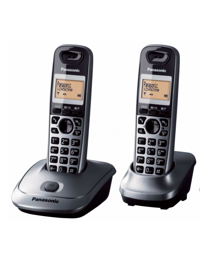TELEFON PANASONIC KX-TG2512PDM - 2 SŁUCHAWKI główny
