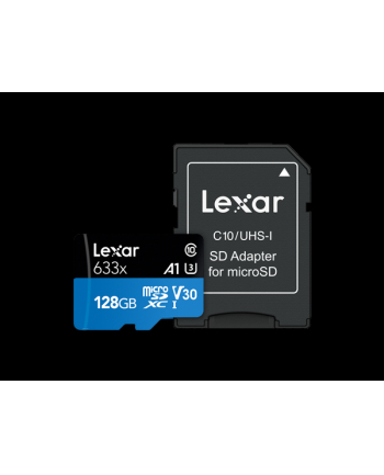 Lexar microSDXC 128GB High-Performance 633x UHS-I A1 V30 (LSDMI128BB633A)