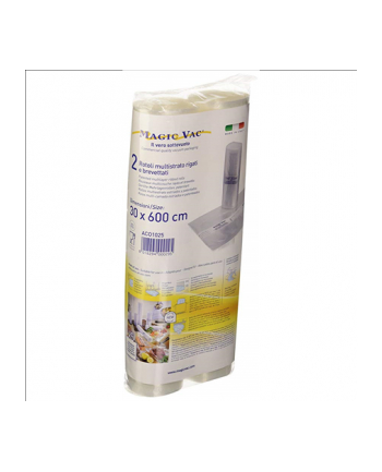Magic Vac Vacuum Sealer Bags Aco1025 2 Rolls 3X60