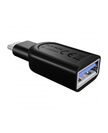 Delock Adapter USB USB-C na USB-A Czarny (IBCB003)