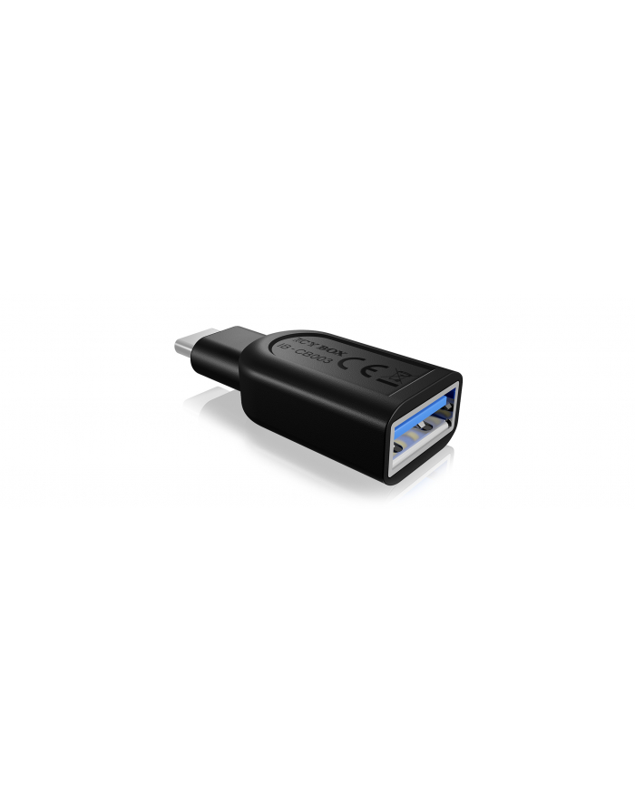 Delock Adapter USB USB-C na USB-A Czarny (IBCB003) główny