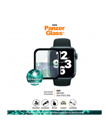 PanzerGlass szkło ochronne do Apple Watch 4/5 40 Czarny