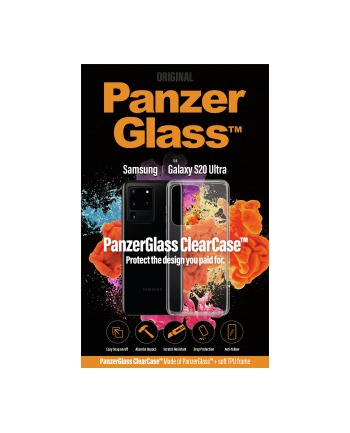 PanzerGlass Samsung Galaxy S20 Ultra ClearCase with TPU Cover