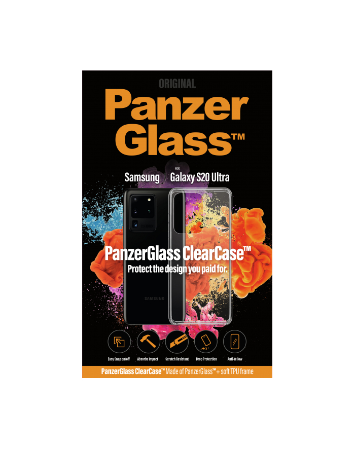 PanzerGlass Samsung Galaxy S20 Ultra ClearCase with TPU Cover główny