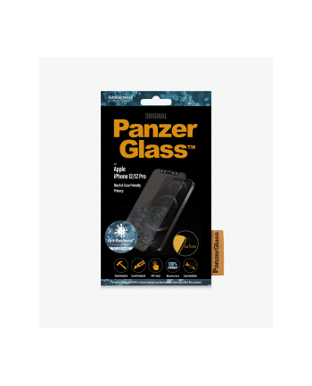 Panzerglass Szkło hartowane antybakteryjne E2E Super+ do iPhone 12, iPhone 12 Pro