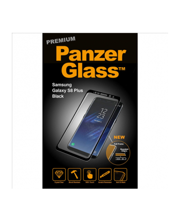 Panzerglass Szkło Ochronne Do Galaxy S8 Plus, Czarne (Panzerglass_7115)