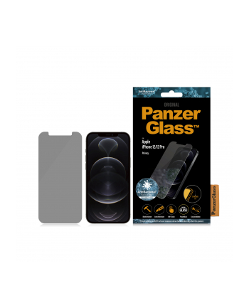 PanzerGlass szkło hartowane Standard Privacy Antibacterial Apple iPhone 12/12 Pro Przezroczysty