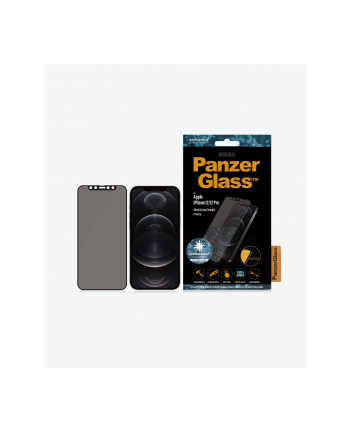 Panzerglass Apple iPhone 12/12 Pro CF Antibakteriell Privacy E-to-E, black