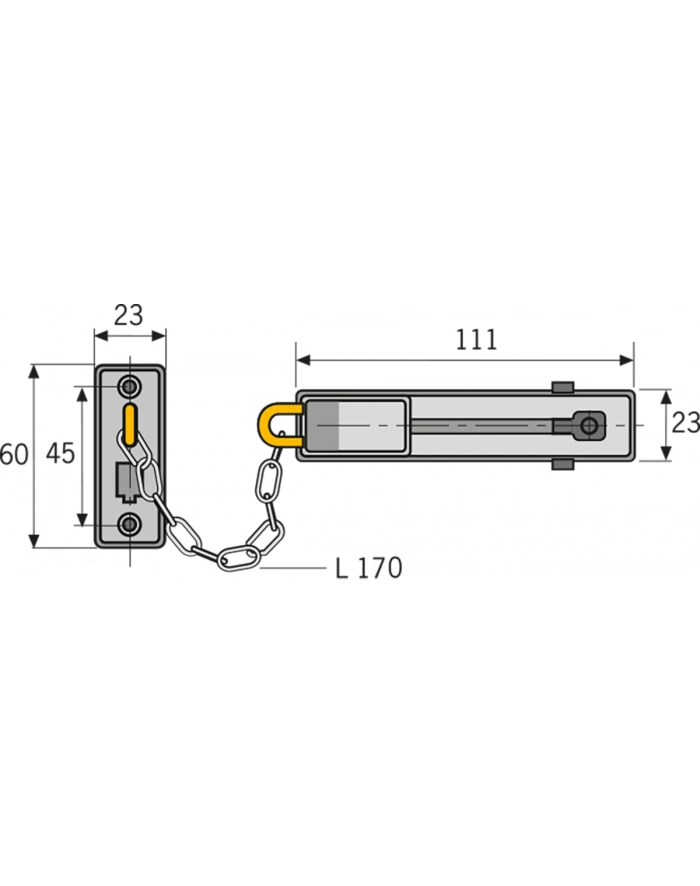 Abus Acucha do Drzwi Sk66 N Sb Abts01357 główny