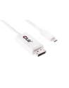 Club 3D USB C - DisplayPort (M/Ż) Biały 1.2m (CAC-1517) - nr 23