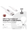 Club 3D USB C - DisplayPort (M/Ż) Biały 1.2m (CAC-1517) - nr 28