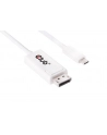 Club 3D USB C - DisplayPort (M/Ż) Biały 1.2m (CAC-1517) - nr 53