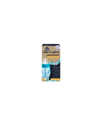 Tommee Tippee Bute Anti-colic 260ml Advanced Niebieski Słoń