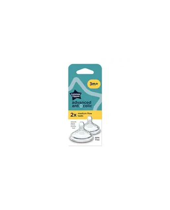Tommee Tippee Smoczek Antykolkowy Średni Przepływ 3M+