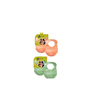 Tommee Tippee Śliniak z miękkiego tworzywa rolowany 1szt 463514 / 5143
