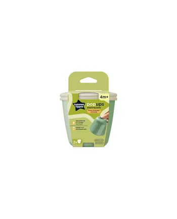 Tommee Tippee Pojemniki Na Pokarm Z Miękką Podstawą 4M+ 465023